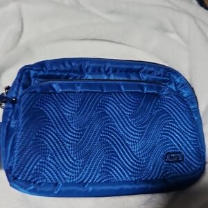Lug Blue Quilted Crossbody Bag